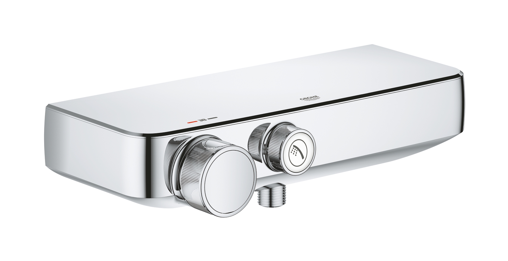 Grohe Grohtherm SmartControl douchekraan wand met thermostaat StarLight Chrome 34719000