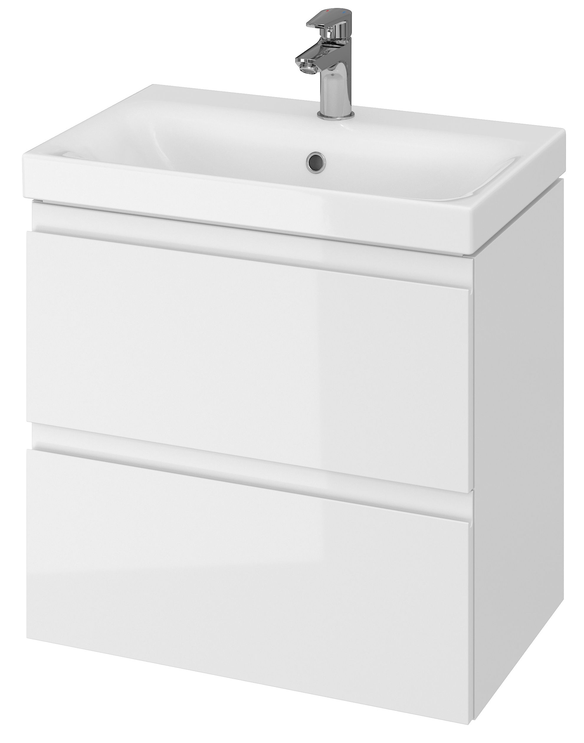 Cersanit Moduo kast 59.5x37.5x57 cm hangend onder de wastafel wit S929-004