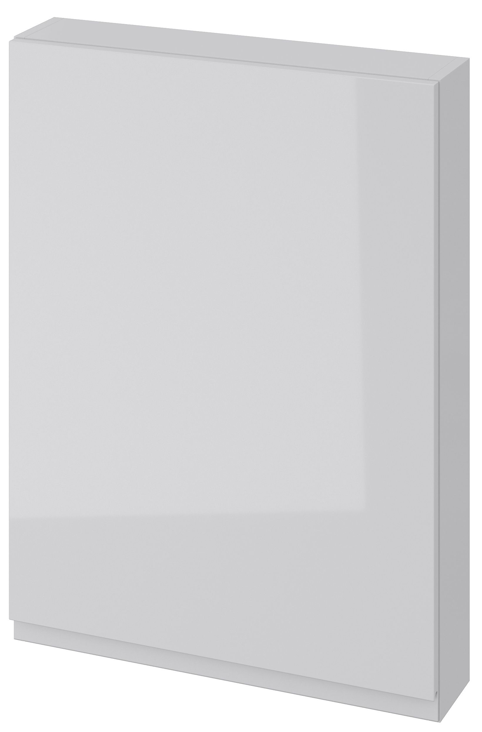 Cersanit Moduo kast 59.4x14.1x80 cm hangend langs de zijkant grijs S929-015