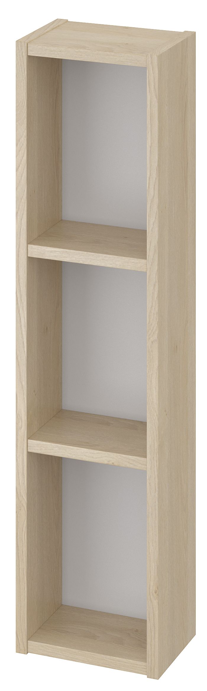 Cersanit Moduo kast 20x14.1x80 cm hangend langs de zijkant eik K116-023