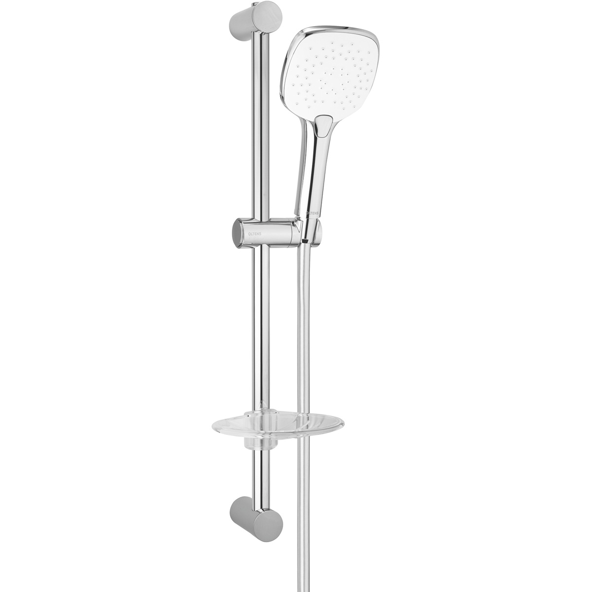 Set douchestang Oltens Alling 37300100, douchekop Oltens Driva EasyClick 37102110, 37201100, 84200500