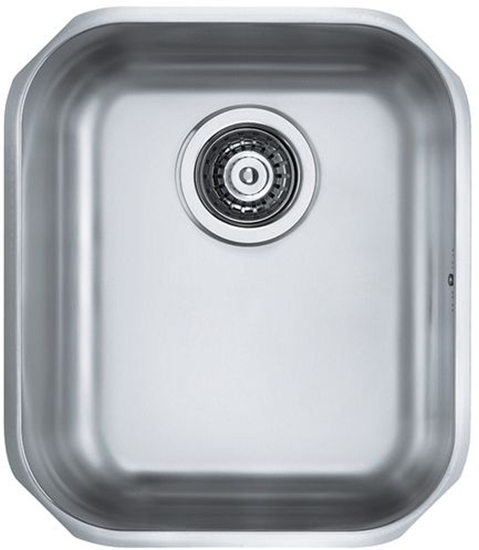 Alveus Variant stalen spoelbak 40x34 cm staal 1091041