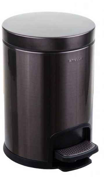 Stella prullenbak 5 l grijs 20.20105-B