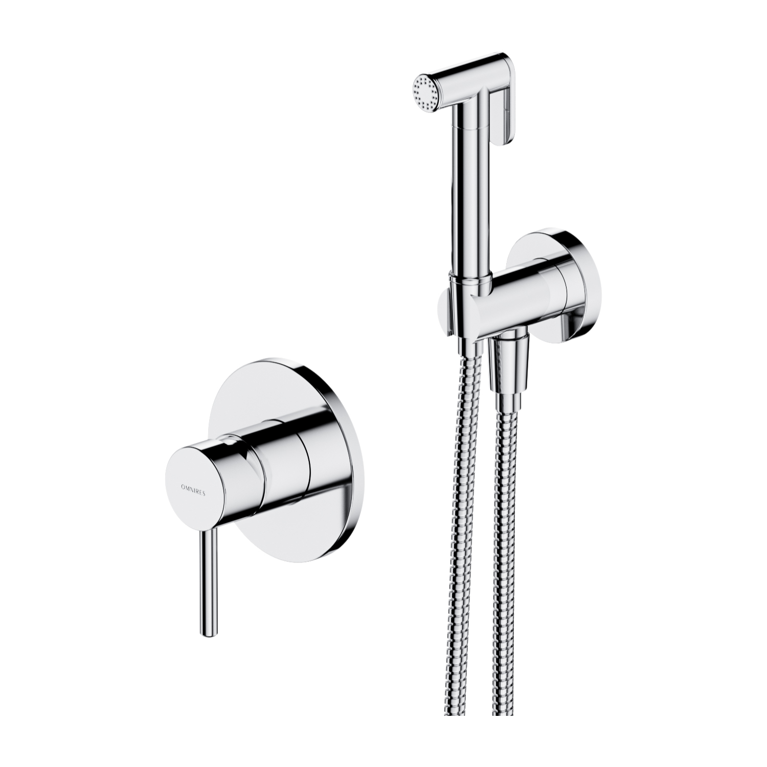 Omnires Y bidetkraan inbouw chroom SYSYBI1CR