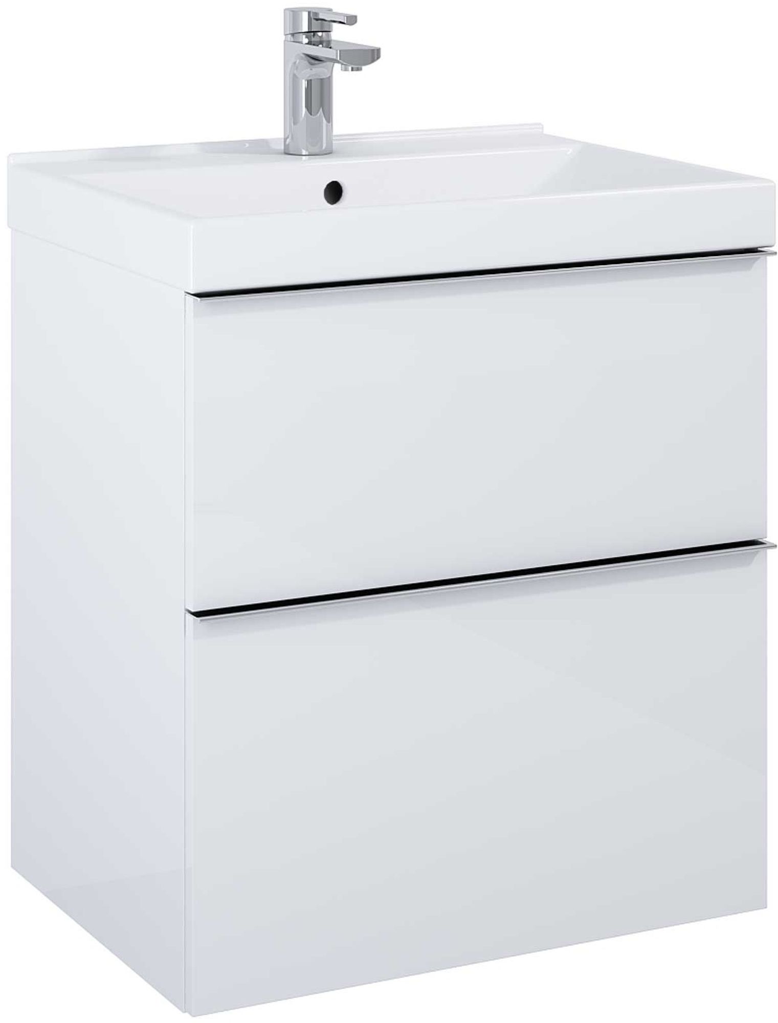 Elita Look kast 60x44.9x63.5 cm hangend onder de wastafel wit RE010601028060