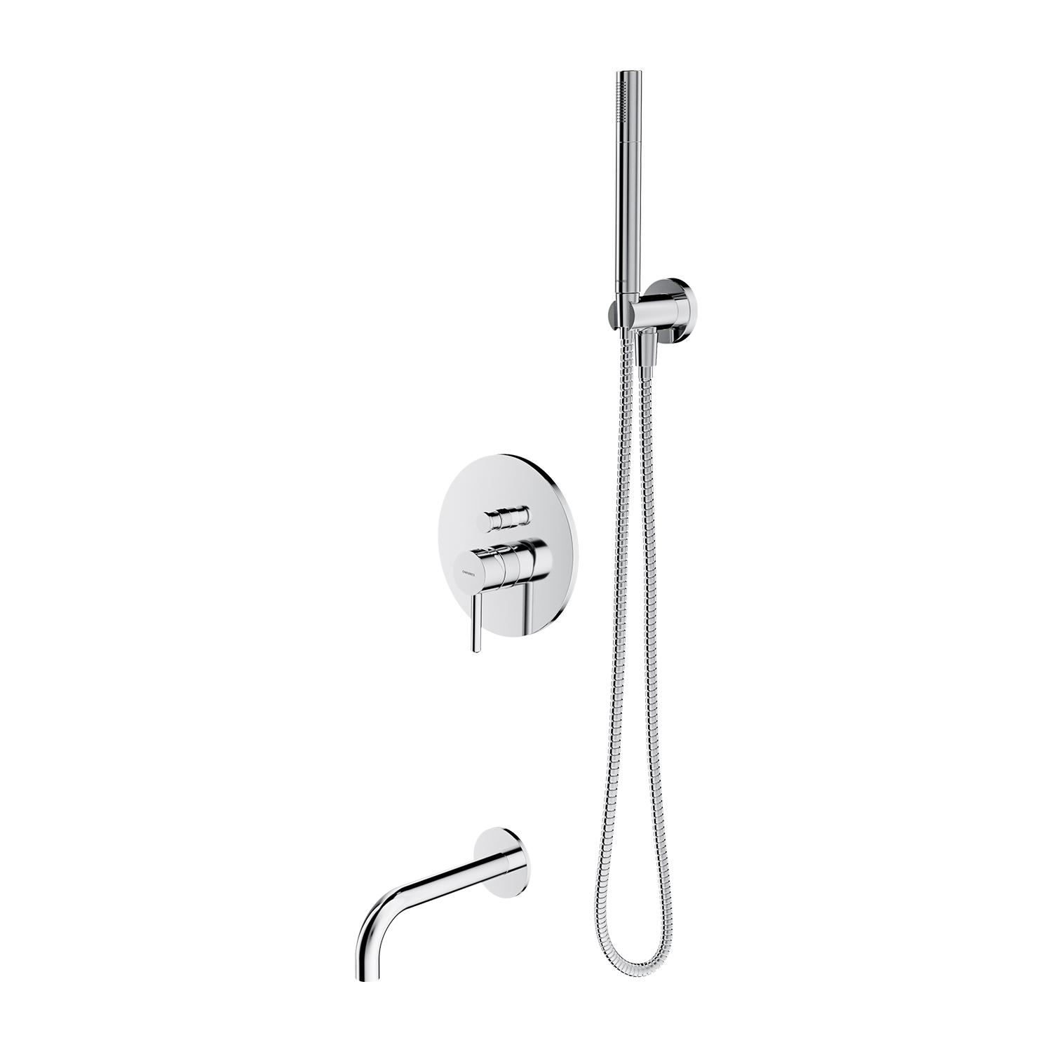 Omnires Y bad- en doucheset inbouw chroom SYSYW01CR