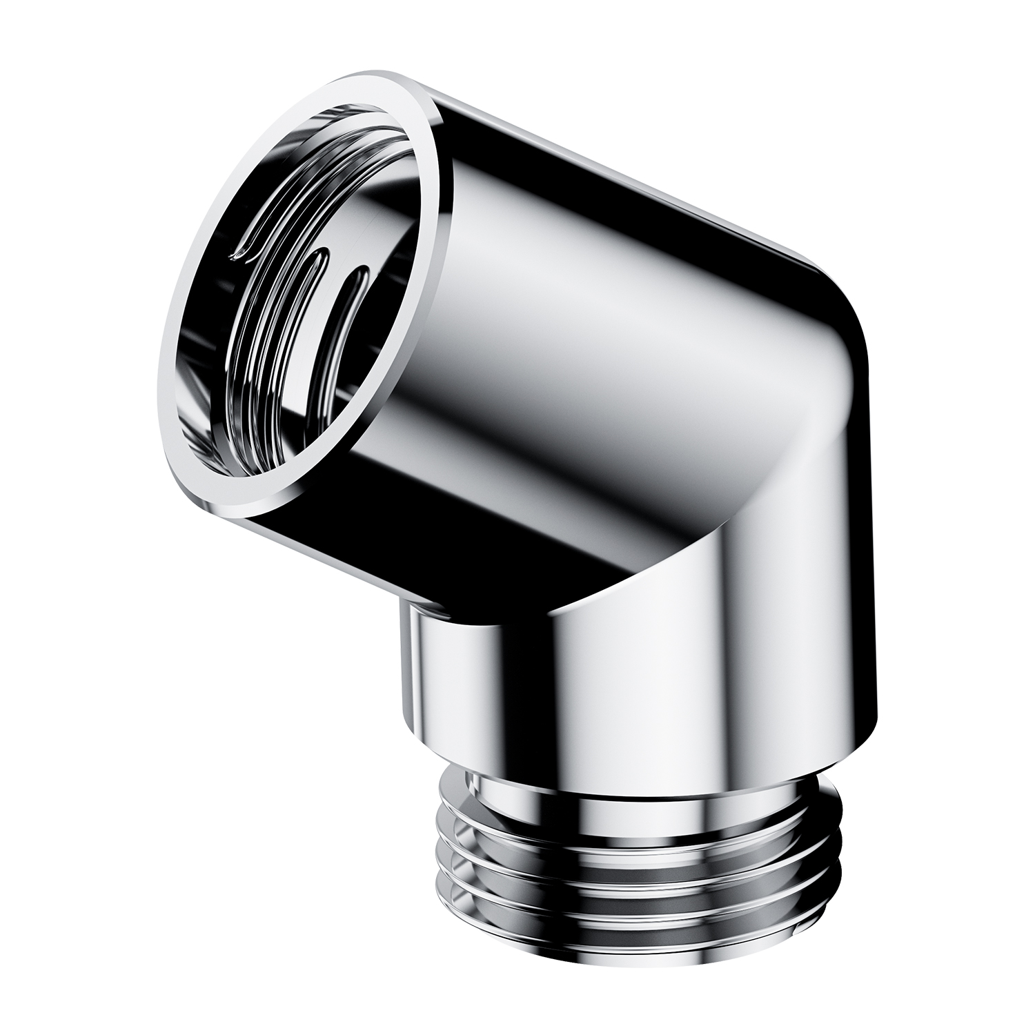 Omnires elleboog fitting chroom T87CR
