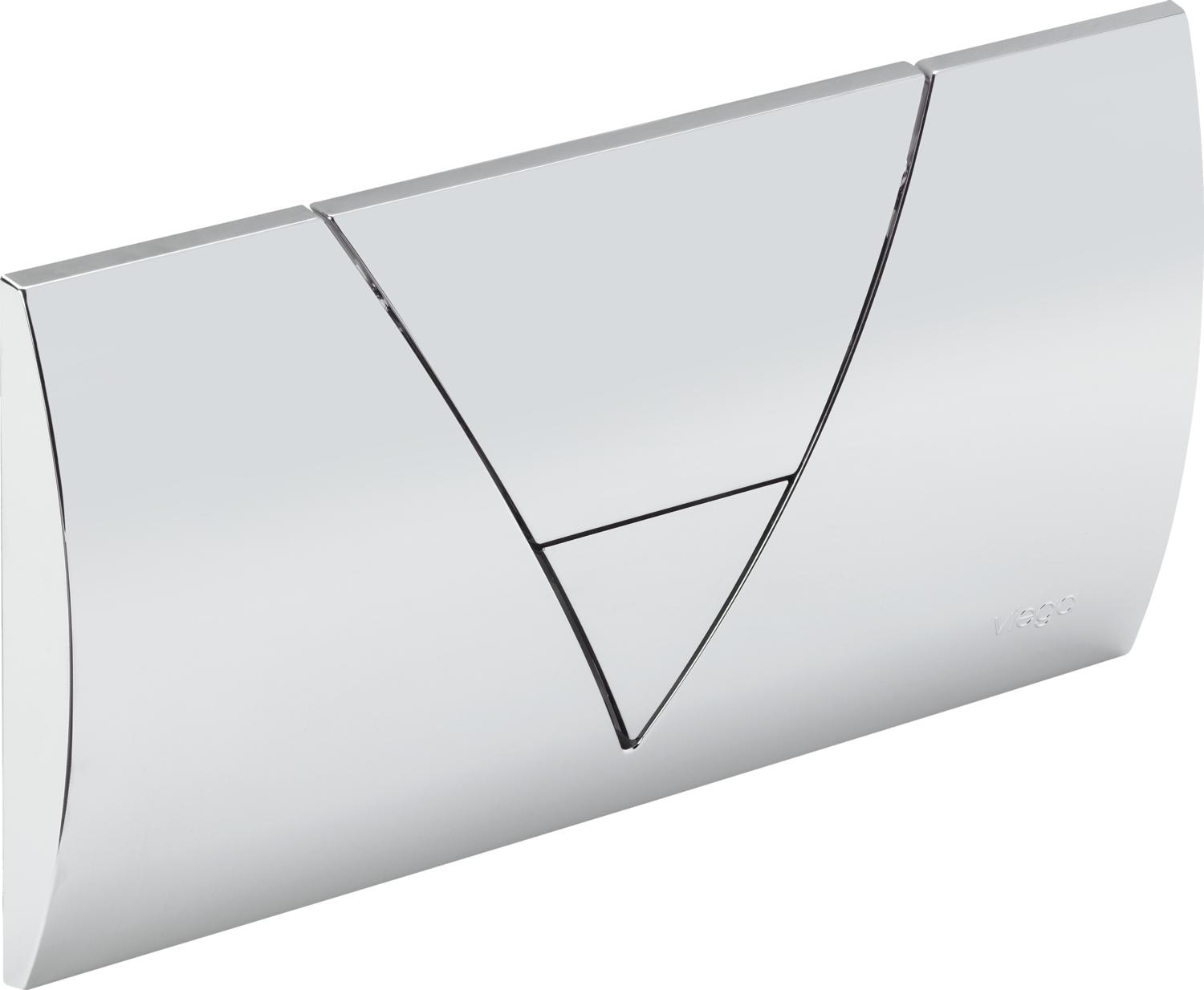 Viega Visign spoelknop voor het toilet wit 721886