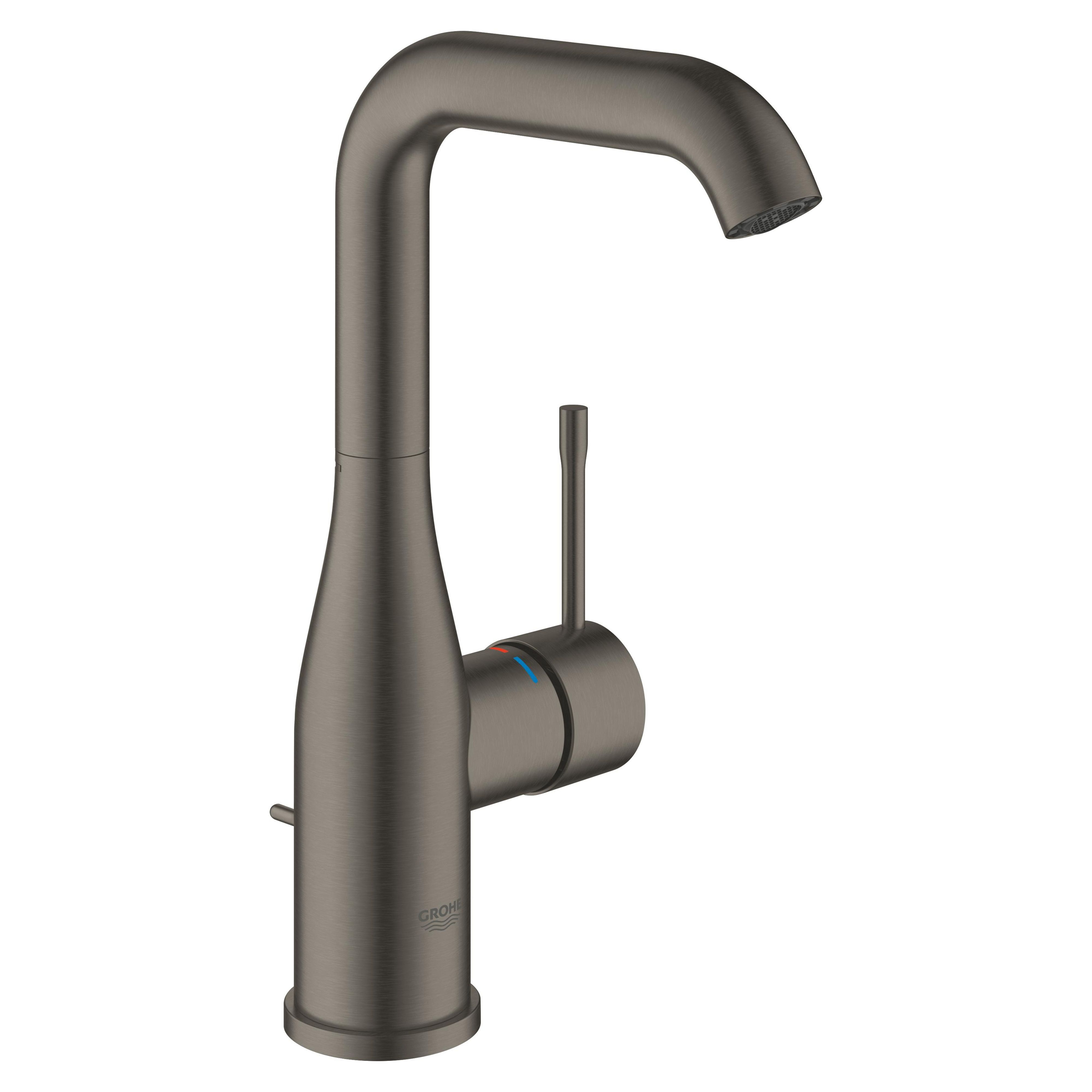 Grohe Essence wastafelkraan staand Brushed Hard Graphite 32628AL1