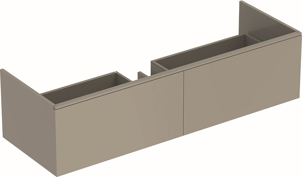 Geberit Xeno2 kast 139.5x47.3x35 cm hangend onder de wastafel grijs 500.348.00.1