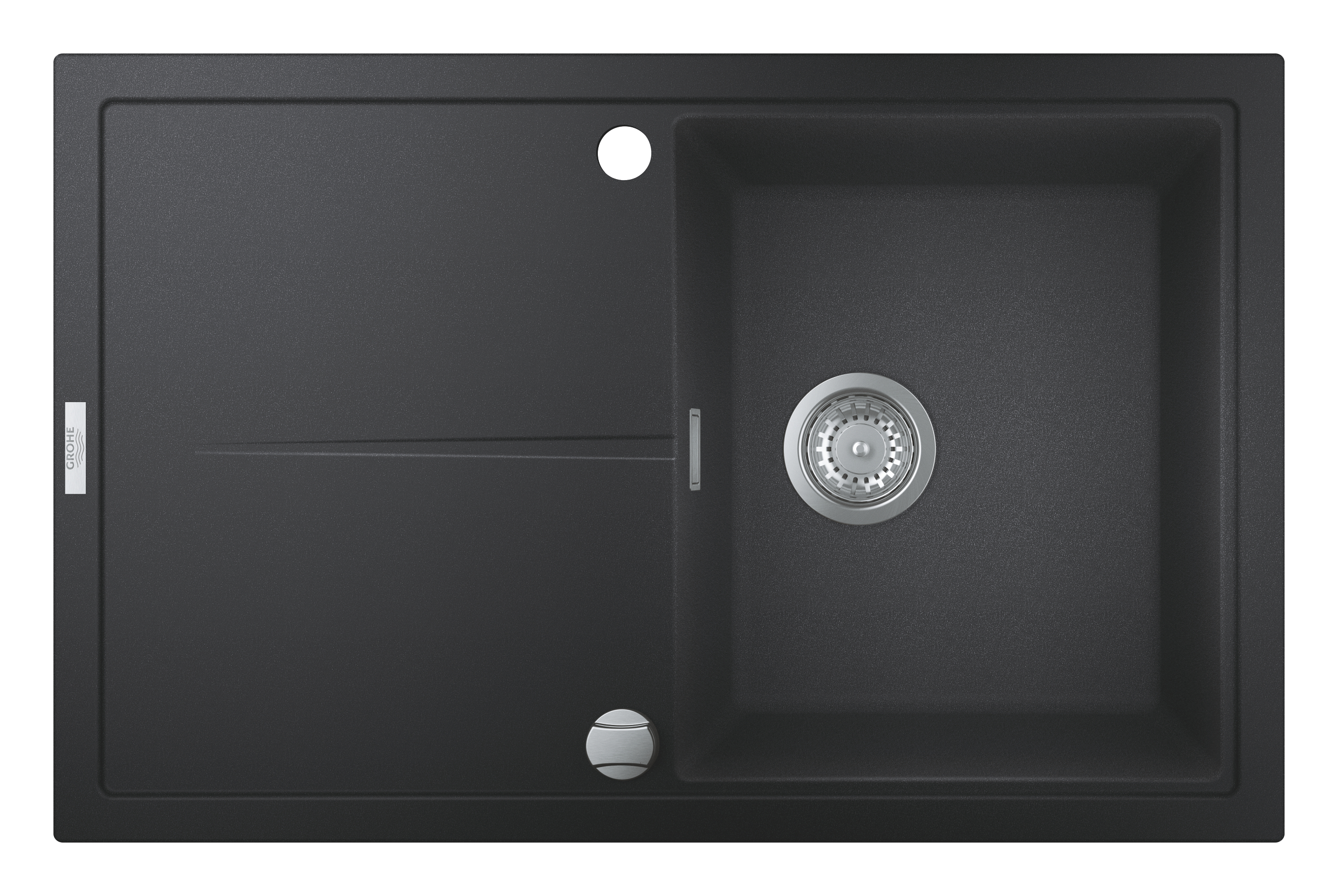 Grohe K400 spoelbak van graniet 78x50 cm zwart 31639AP0