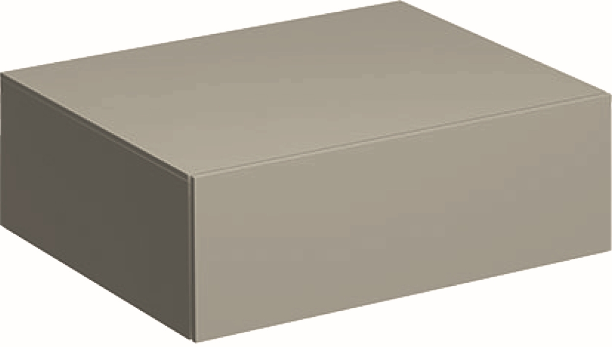 Geberit Xeno2 kast 58x46.2x20 cm hangend langs de zijkant grijs 500.507.00.1