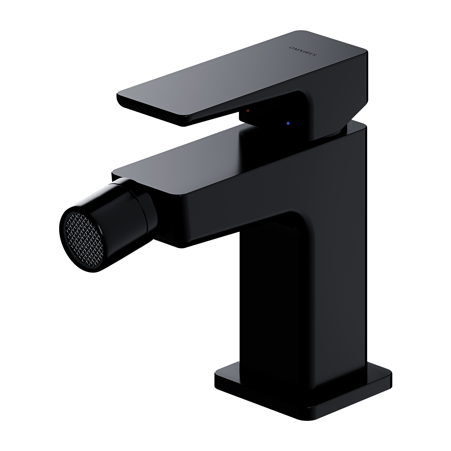 Omnires Parma bidetkraan staand zwart PM7420BL