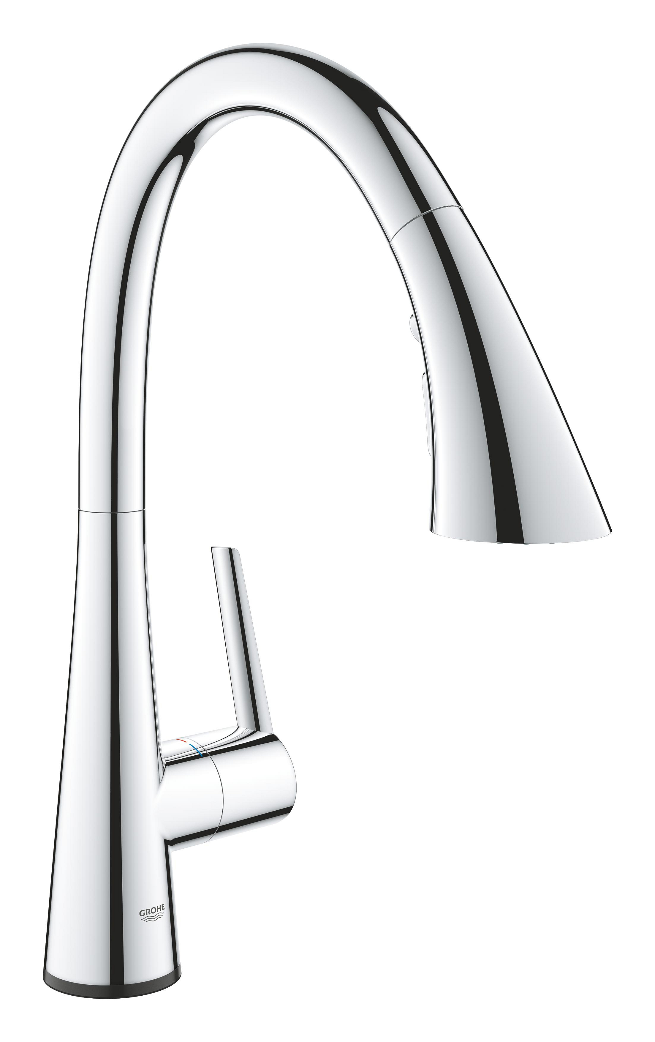 Grohe Zedra keukenkraan staand StarLight Chrome 30219002