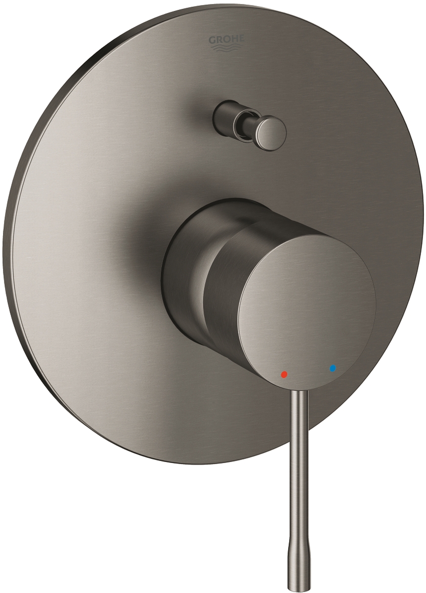 Grohe Essence bad- en douchekraan inbouw Brushed Hard Graphite 19285AL1