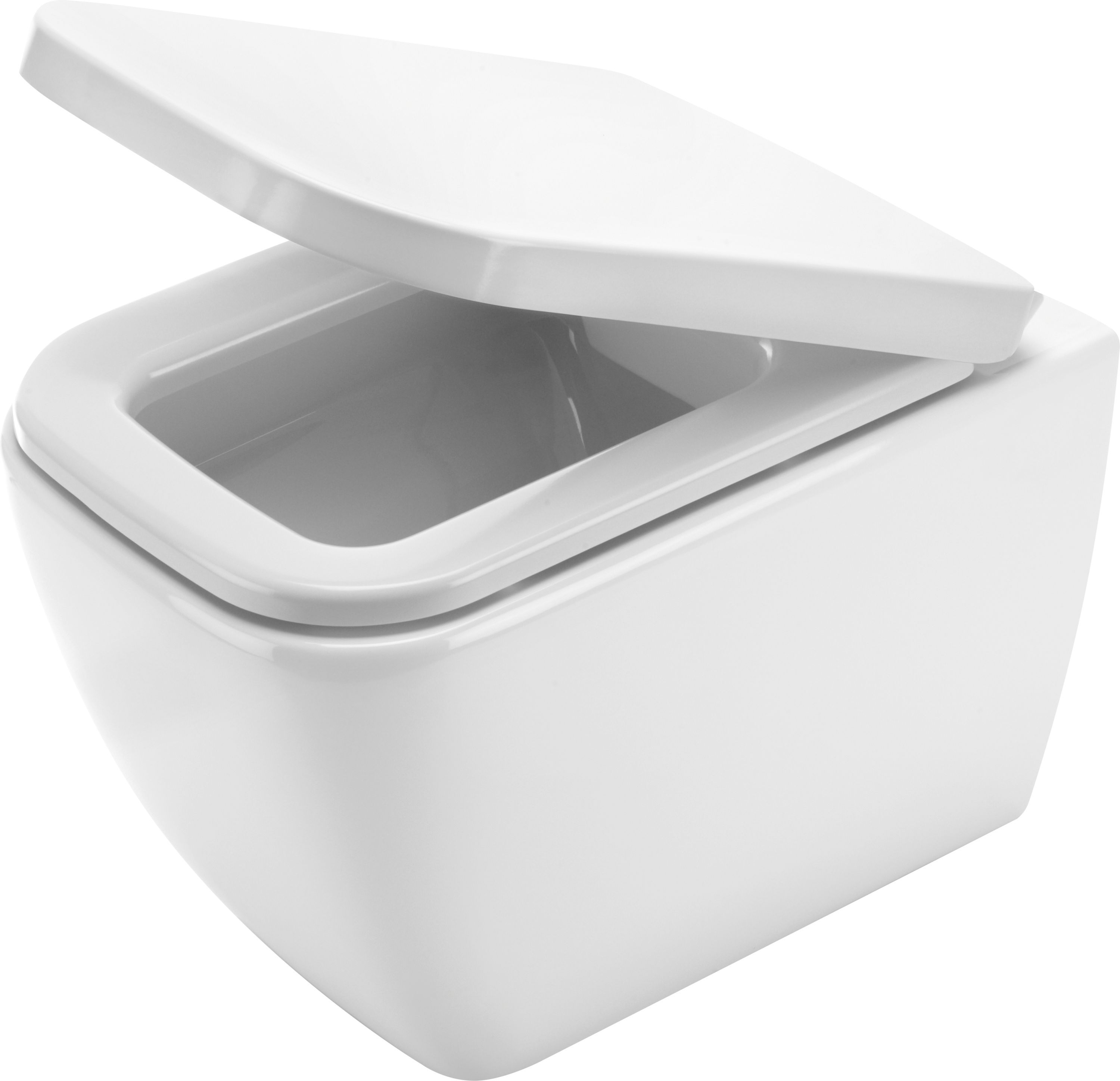 Deante Hiacynt toiletpot hangend zonder kraag wit CDH_6ZPW