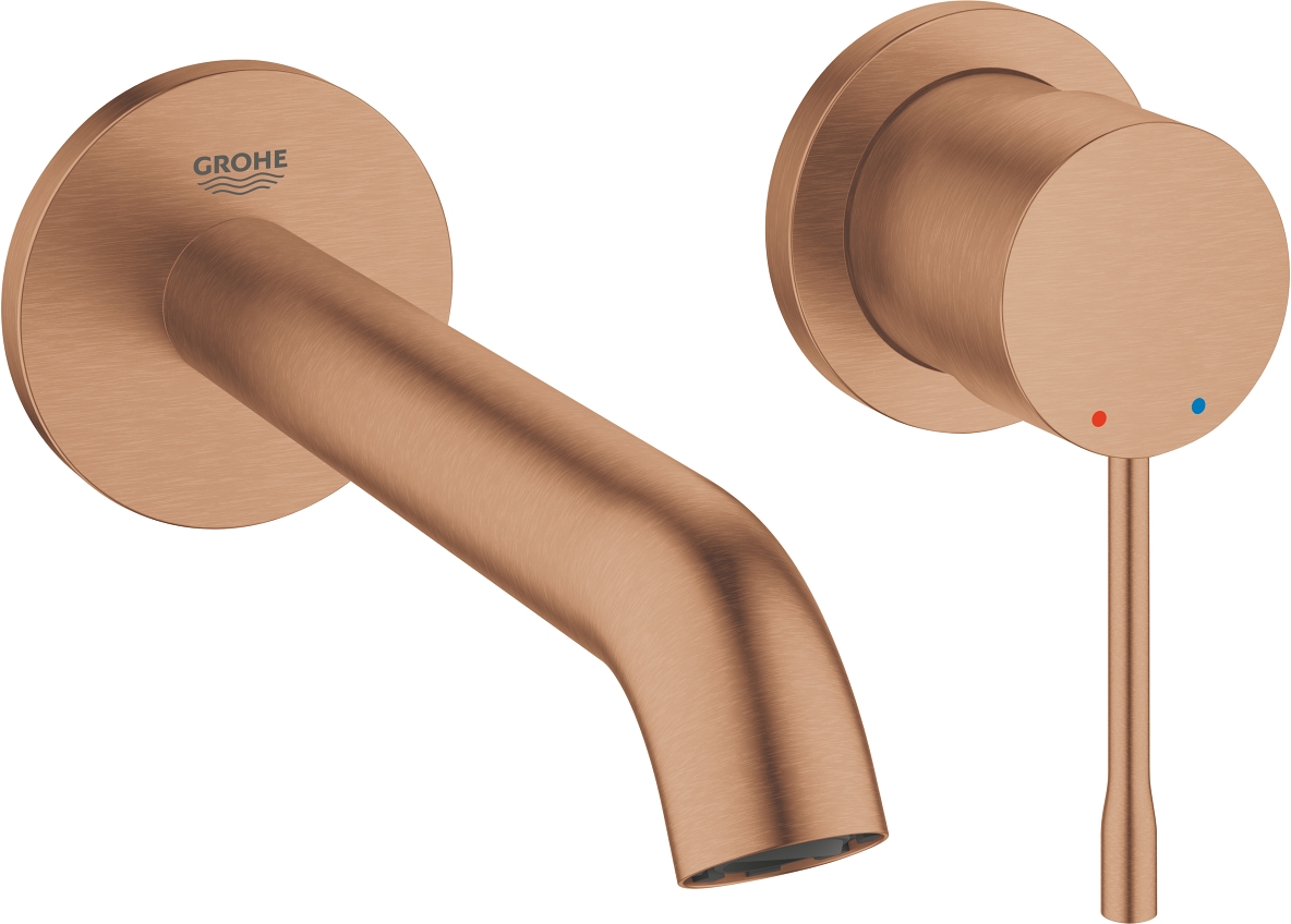 Grohe Essence New wastafelkraan inbouw Brushed Warm Sunset 19408DL1