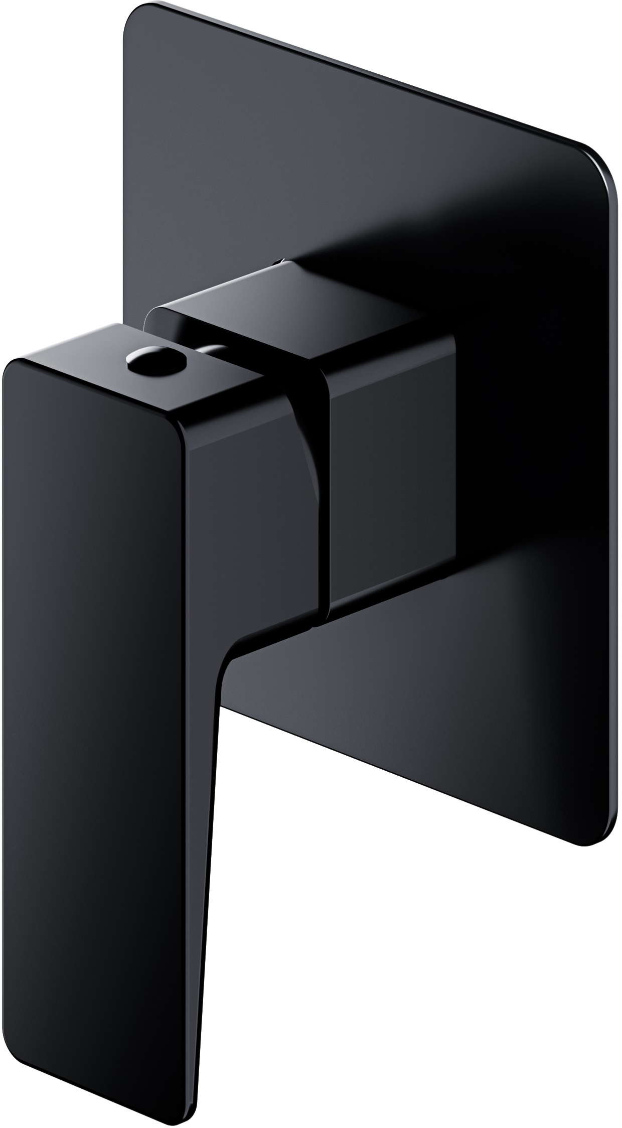 Omnires Parma douchekraan inbouw zwart PM7445BL