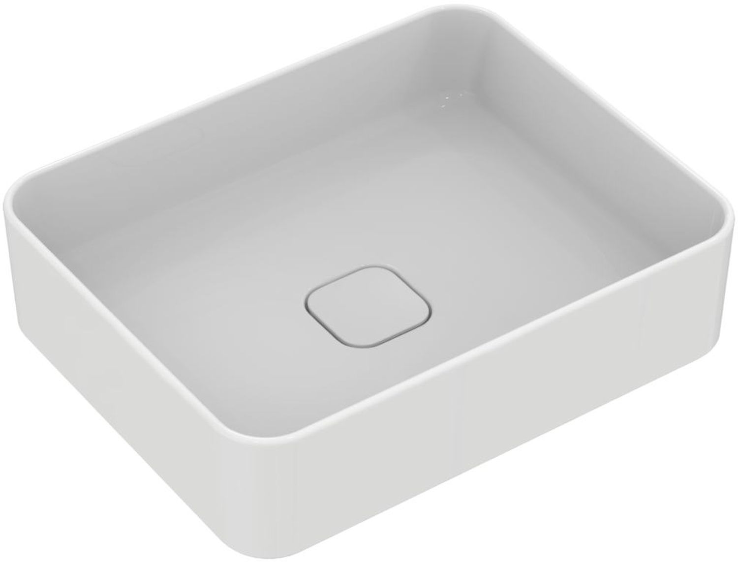 Ideal Standard Strada II wastafel 50x40 cm rechthoekig opbouw wit glans T296701