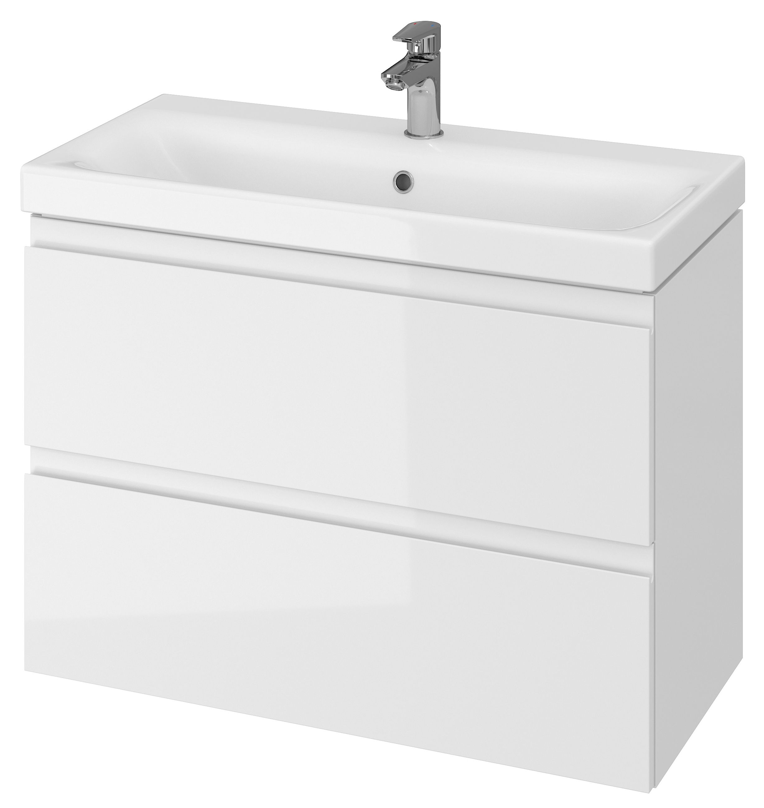 Cersanit Moduo wastafel met kast 80 cm wit S801-225-DSM