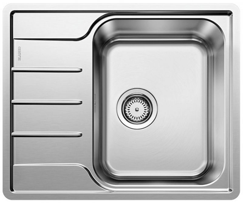 Blanco Lemis 45 S-IF stalen spoelbak 60.5x50 cm staal 525115