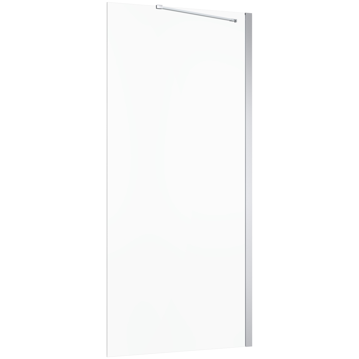Oltens Trana douchewand 80 cm chroom glans/helder glas 22102100