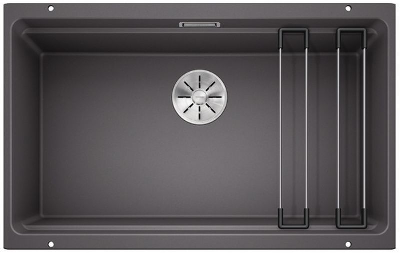 Blanco Etagon 700-U spoelbak van graniet 73x46 cm grijs/grafiet/onyx 525168