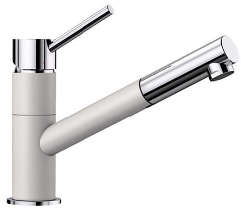 Blanco Kano-S keukenkraan staand chroom-wit 525040