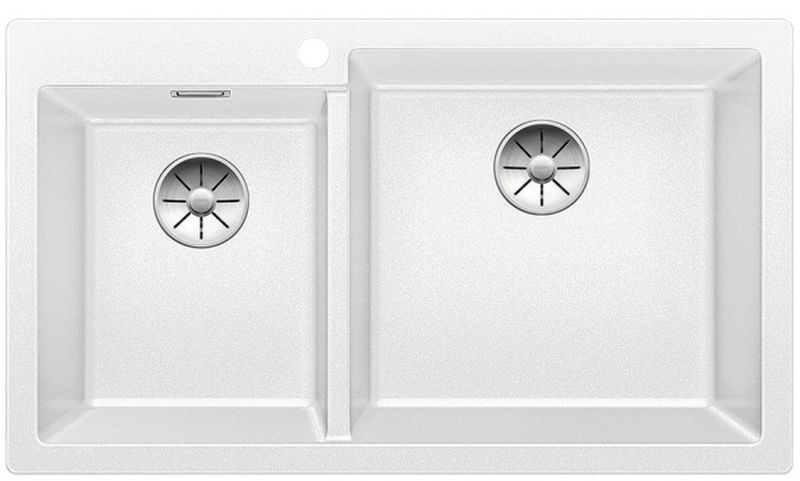Blanco Pleon 9 spoelbak van graniet 86x50 cm wit 523061