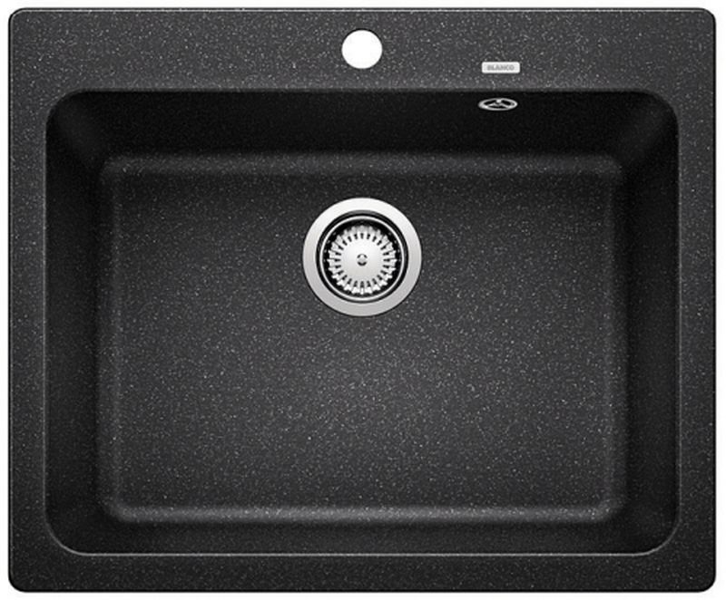 Blanco Naya 6 spoelbak van graniet 61.5x51 cm antraciet 519638