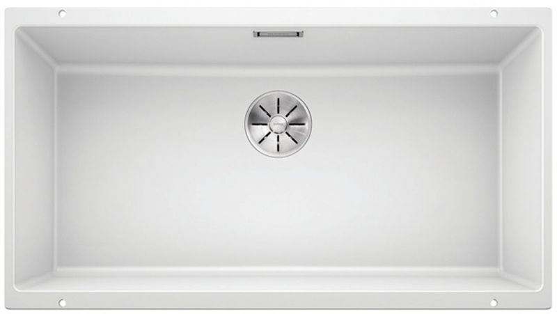 Blanco Subline 800-U spoelbak van graniet 80x40 cm wit 523145