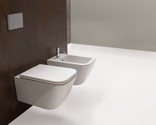 Globo Stone bidet wandhangend zwart STS10.NE