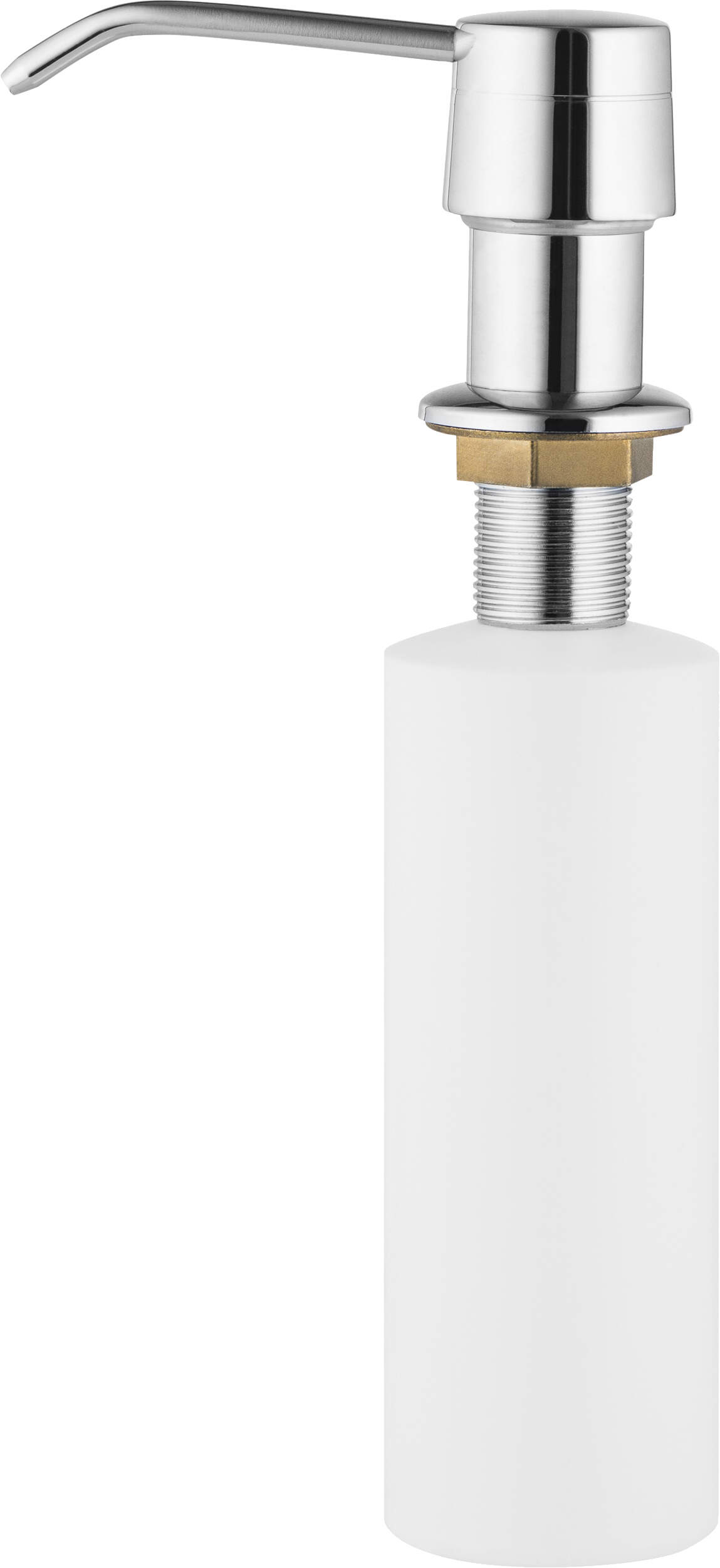 Deante Deco vloeistofdispenser 300 ml chroom-wit ZZZ_002D