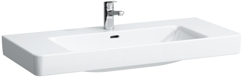 Laufen Pro S wastafel 105x46 cm rechthoekig klassiek wit glans H8139660001041