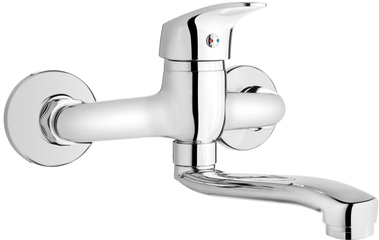 Invena Ava New keukenkraan wand chroom BC-06-001
