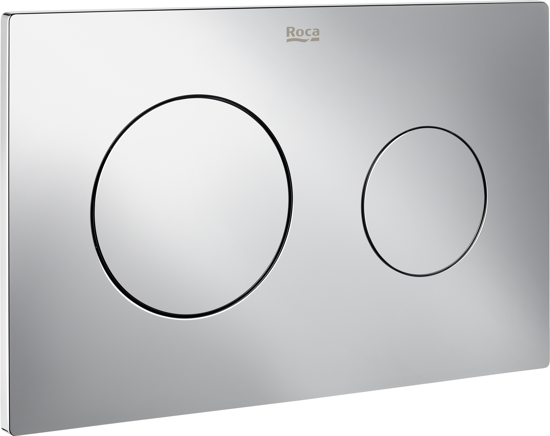 Roca PL spoelknop voor het toilet glanzende chroom A890189001