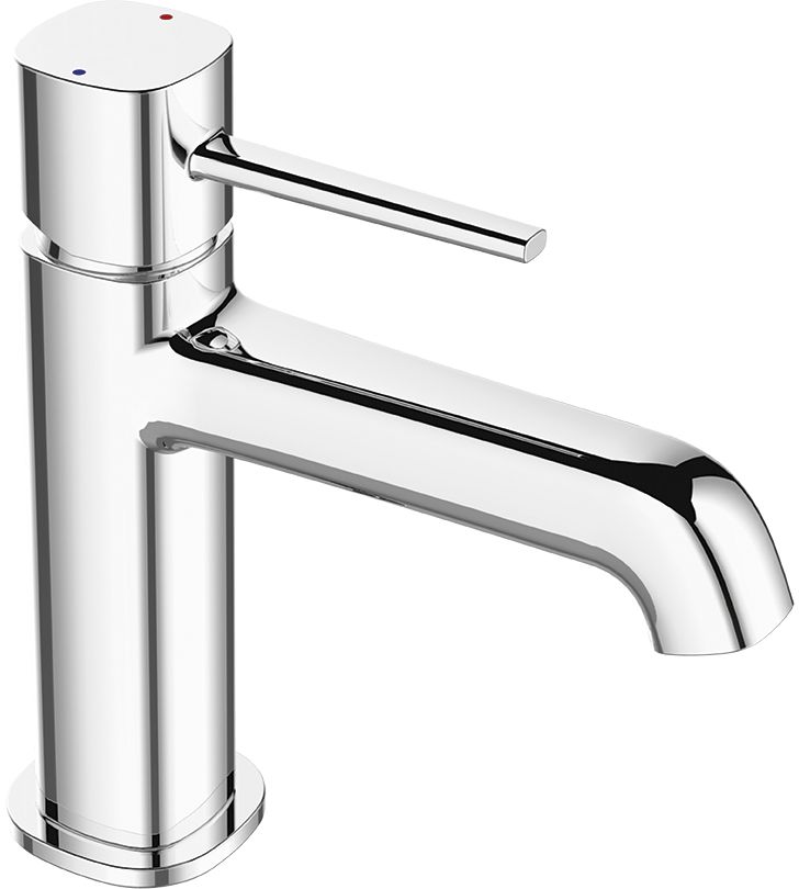Laveo Pola wastafelkraan staand chroom BAP022D