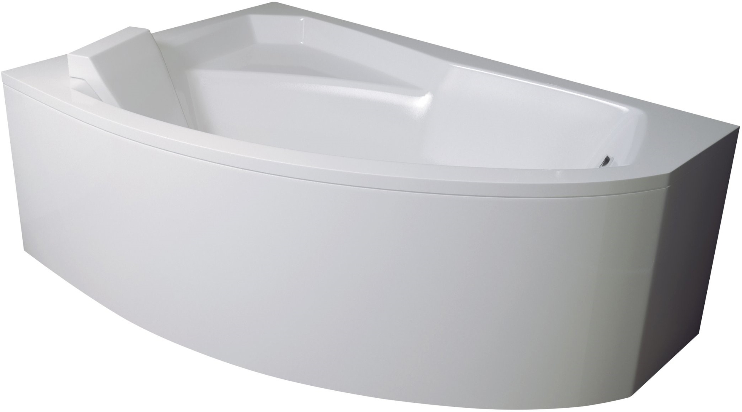 Set hoekbad Besco Rima #WAR-140-NL, badkuipbehuizing Besco Rima OAR-140-NS