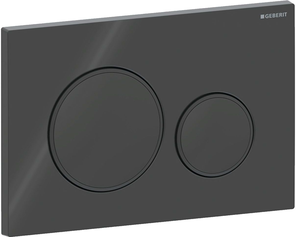 Geberit Sigma spoelknop voor het toilet zwart 115.882.16.1