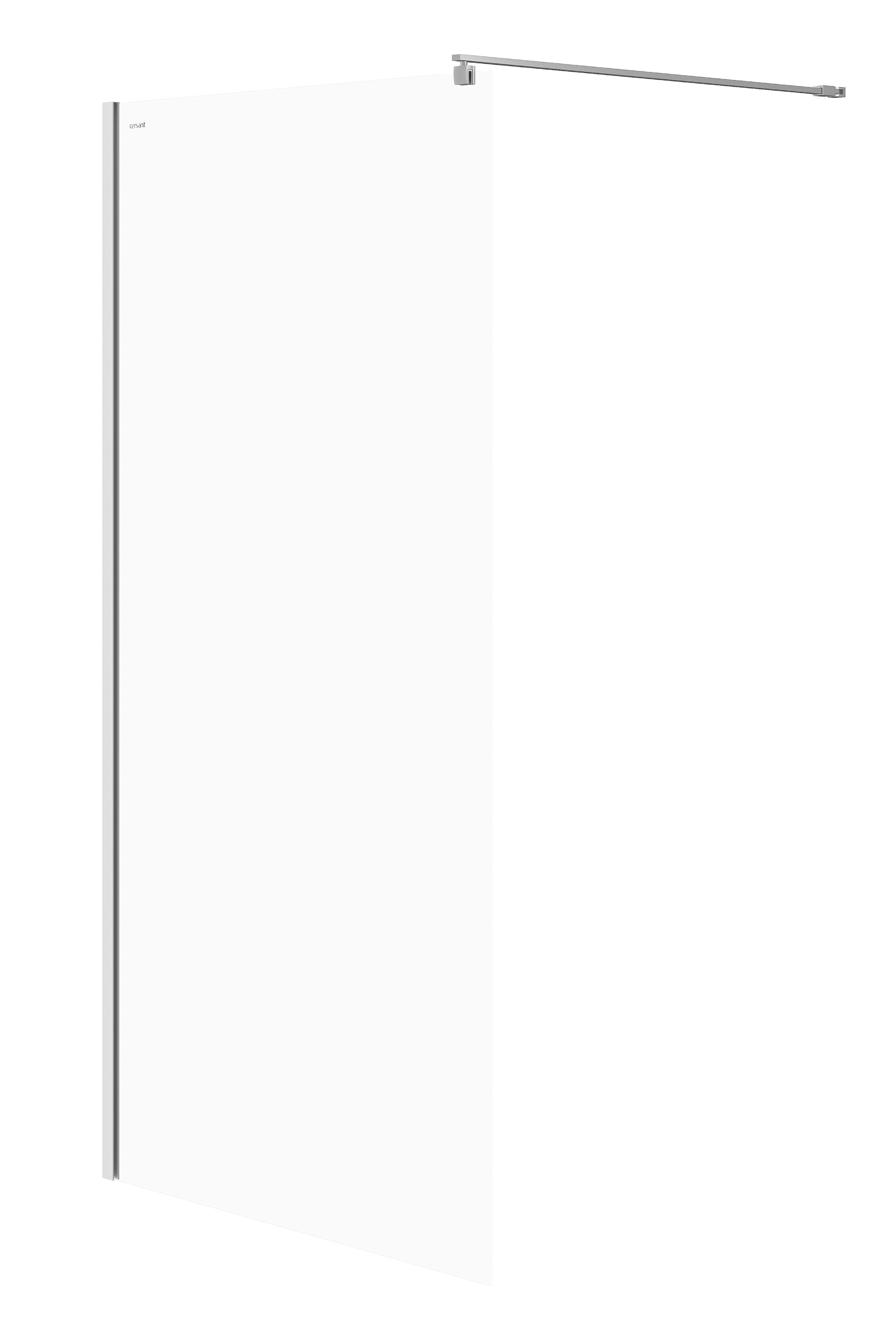 Cersanit Mille inloopdouchewand 100 cm chroom glans/helder glas S161-001