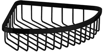 Omnires Uni badkamermandje zwart UN10330BL