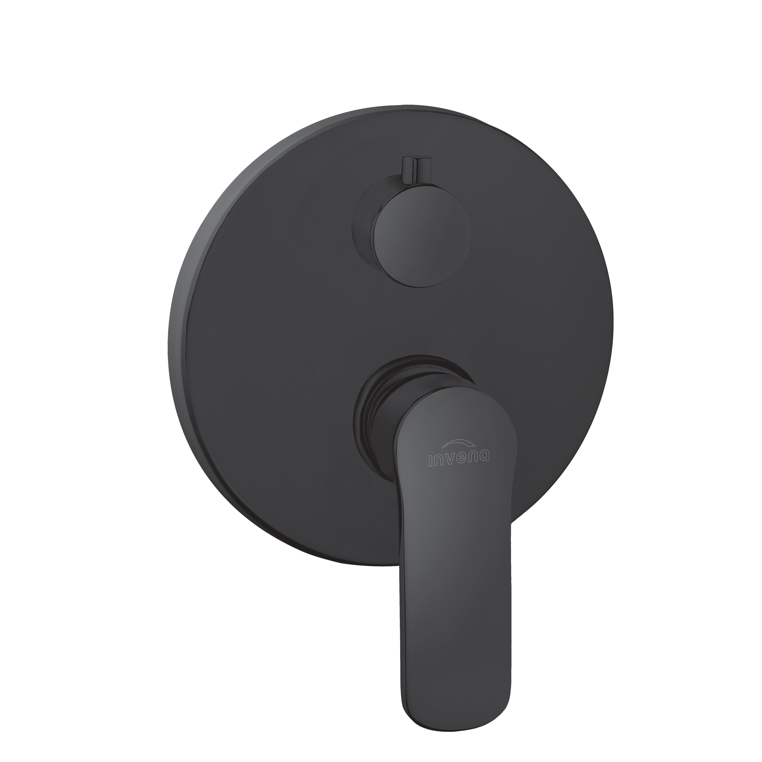 Invena Siros bad- en douchekraan inbouw zwart BP-90-4O2