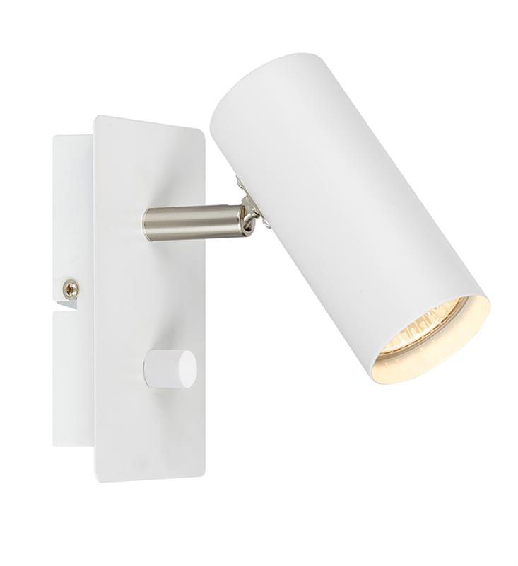Markslöjd Barcelona wandlamp 1x12 W wit 107346