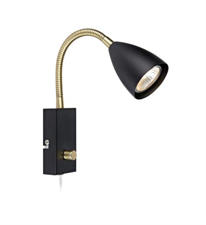 Markslöjd Ciro wandlamp 1x7 W zwart 106589