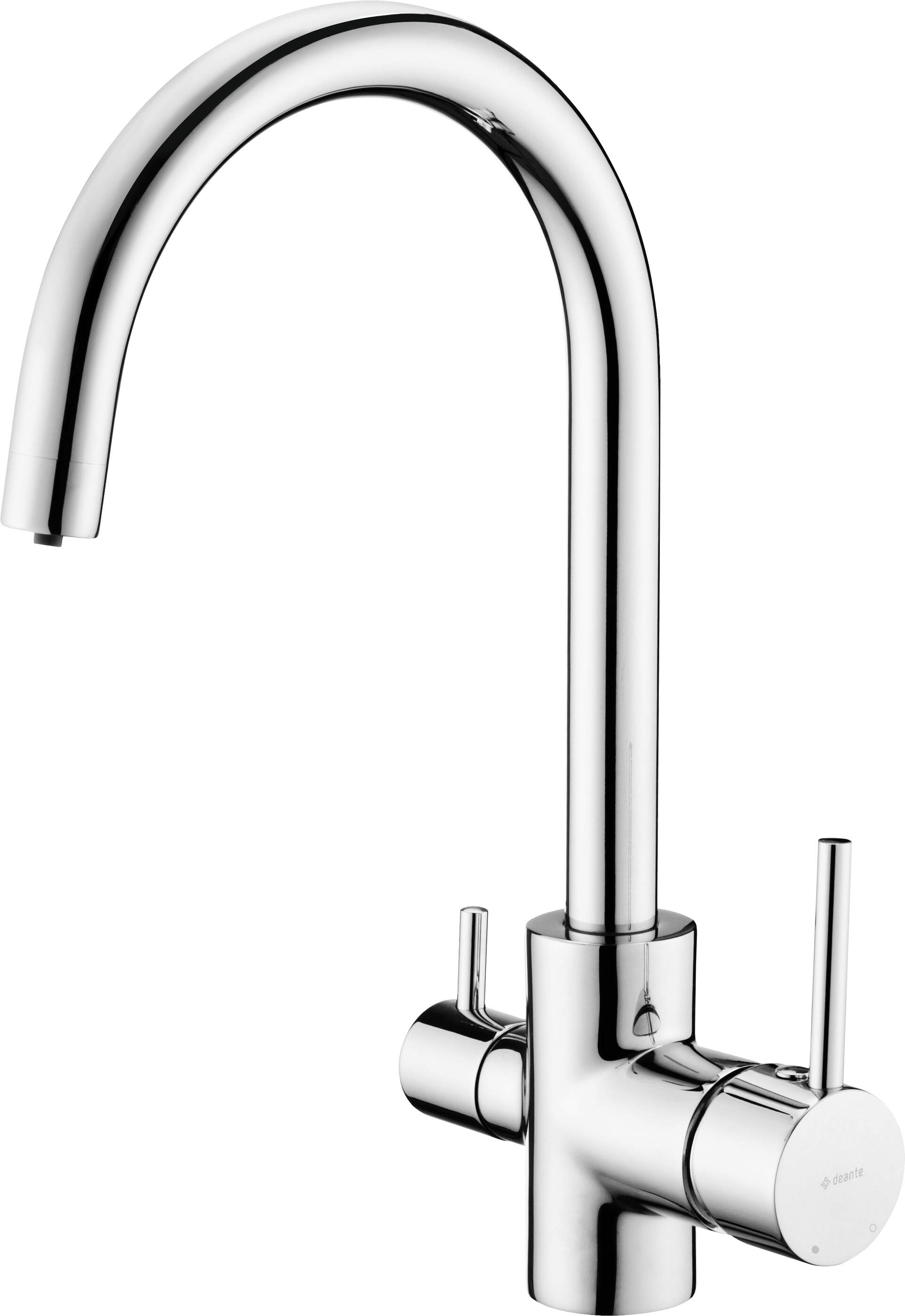 Deante Aster waterfilterkraan staand chroom BCH064M