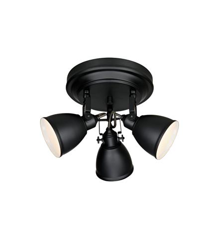 Markslöjd Fjällbacka plafondlamp 3x40 W zwart 105815