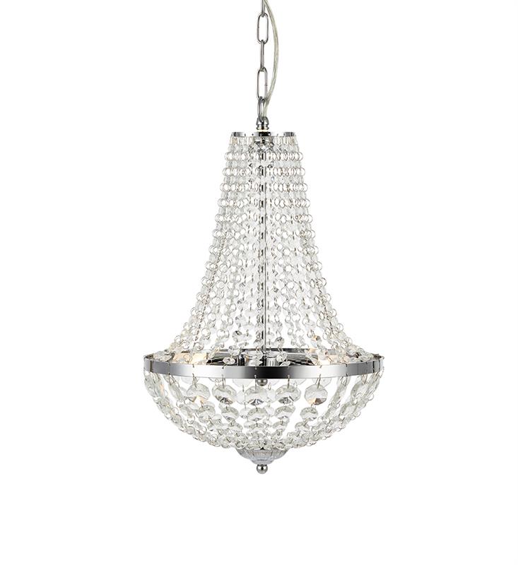 Markslöjd Gränsö hanglamp 2x20 W chroom-doorzichtig 107550