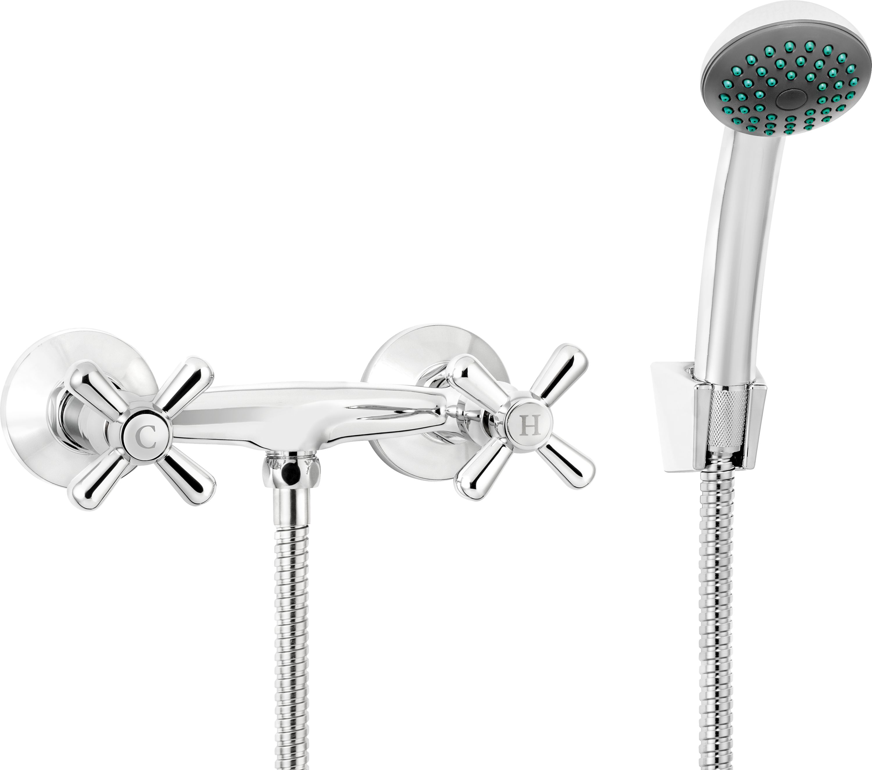 Deante Neo Symetrio doucheset wand chroom BOS_041D
