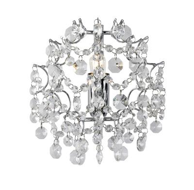 Markslöjd Rosendal wandlamp 1x40 W chroom-doorzichtig 102335