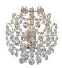 Markslöjd Rosendal wandlamp 1x40 W doorzichtig-gouden 102334